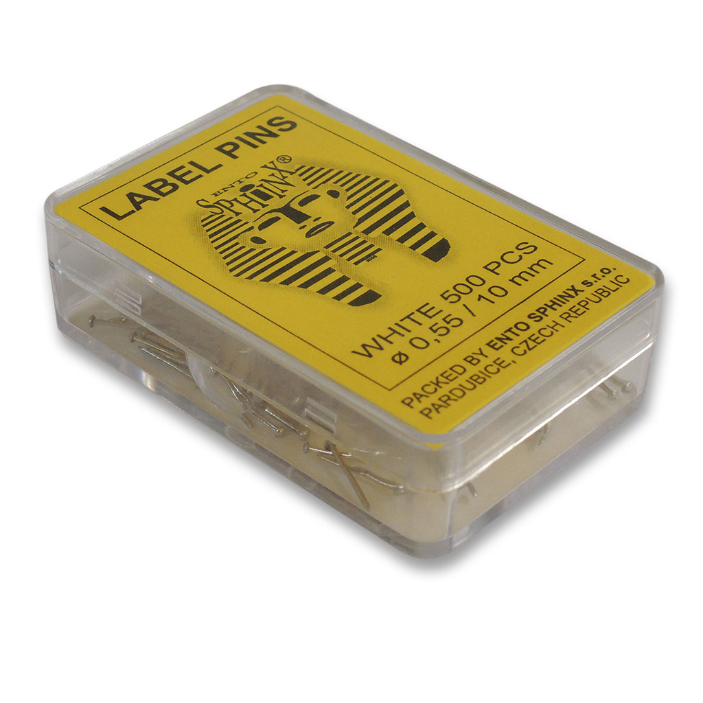 AGUJAS PARA ETIQUETAS ENTOMOLÓGICAS 500 UD. 1