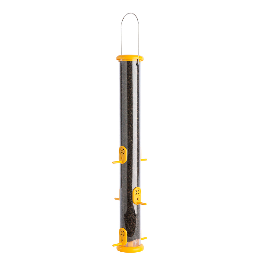 TO-N3Y 'RING PULL'  COMEDERO TUBULAR PARA AVES SILVESTRES GRANDE ESPECIAL PARA NEGRILLO FÁCIL DE LIMPIAR 1