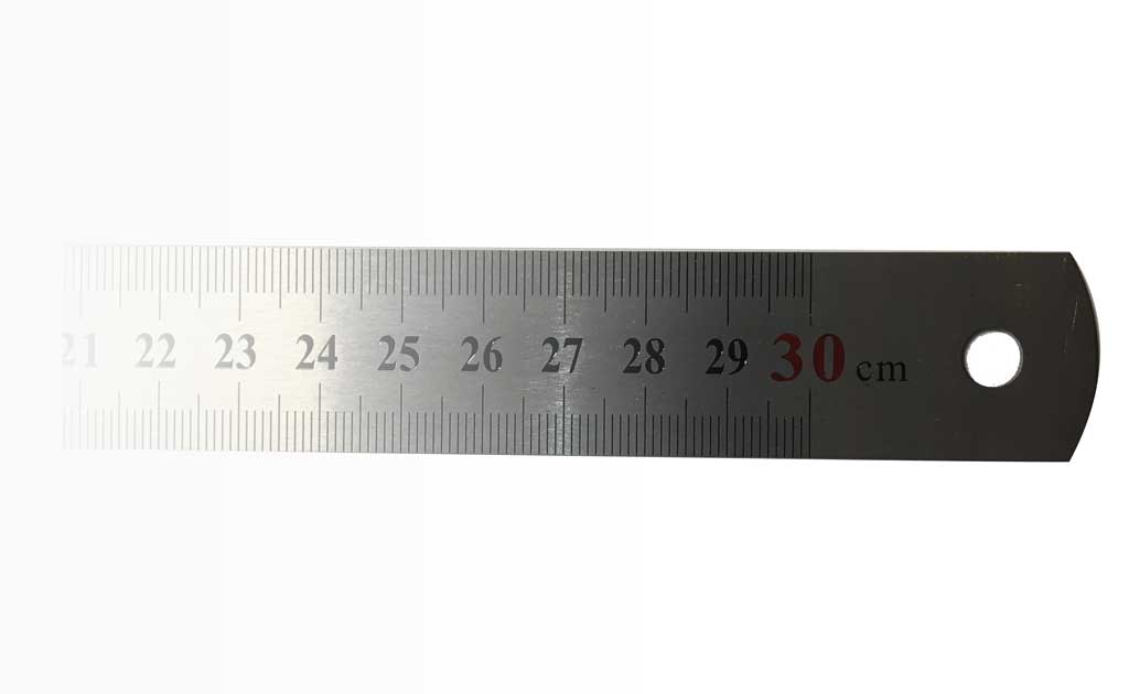 REGLA DE ANILLAMIENTO SIN TOPE DE 30 CM 1