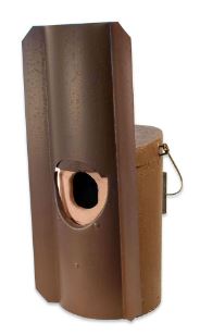 FRONTAL + PROTECTOR METÁLICO CONTRA DEPREDADORES PARA EL NR 4 NIDO PARA MOCHUELO BOREAL 1