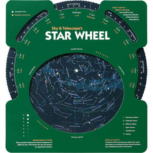 PLANISFERIO SKY AND TELESCOPE'S STAR WHEEL 50º NORTH 1