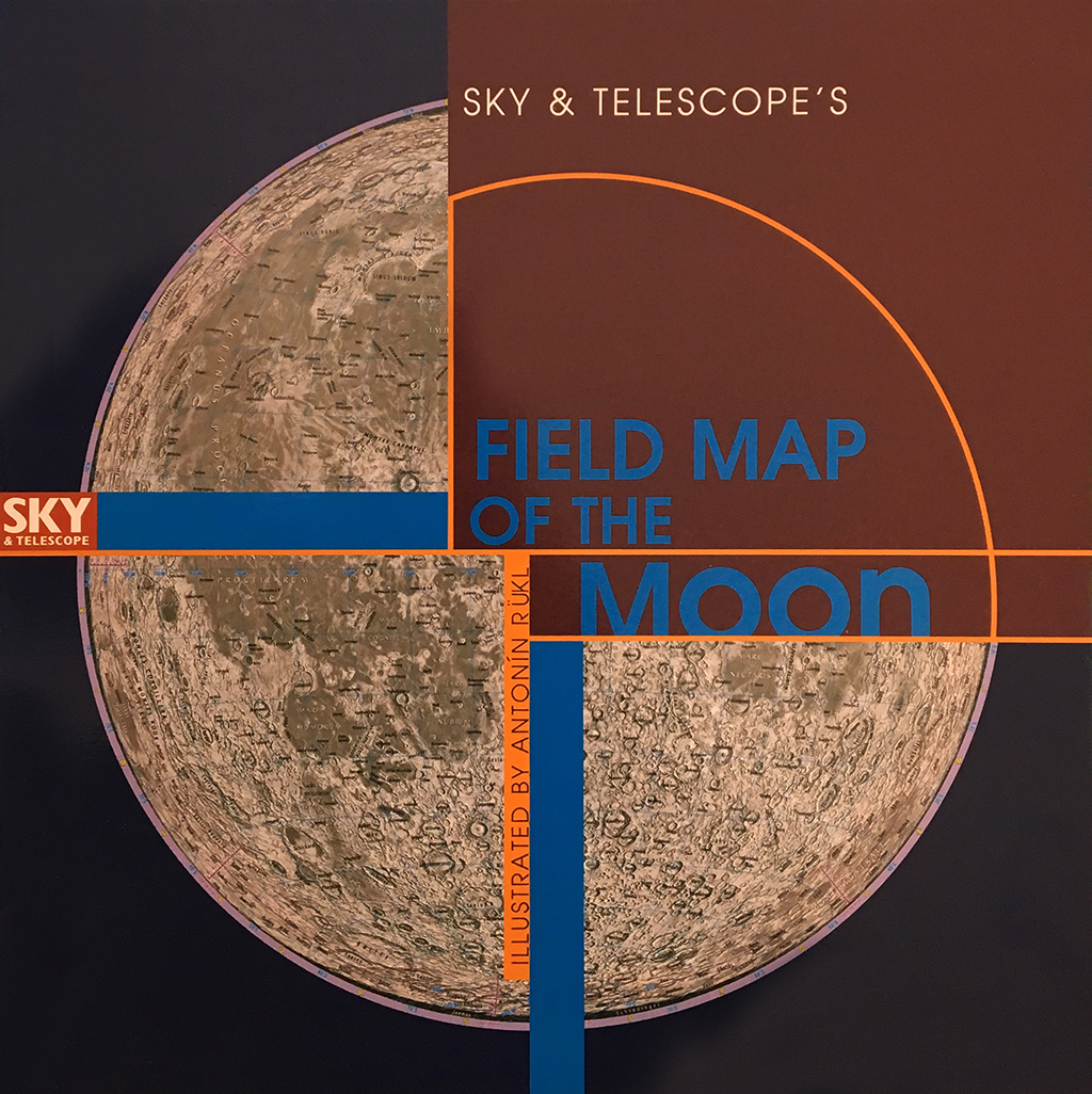 SKY AND TELESCOPE'S FIELD MAP OF THE MOON 1