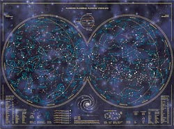 PÓSTER PLANISFERIO LUMINISCENTE 1