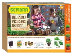 KIT DE HORTICULTURA URBANA AROMÁTICAS PARA CULTIVAR / AROMÁTIQUES PER A CULTIVAR 1