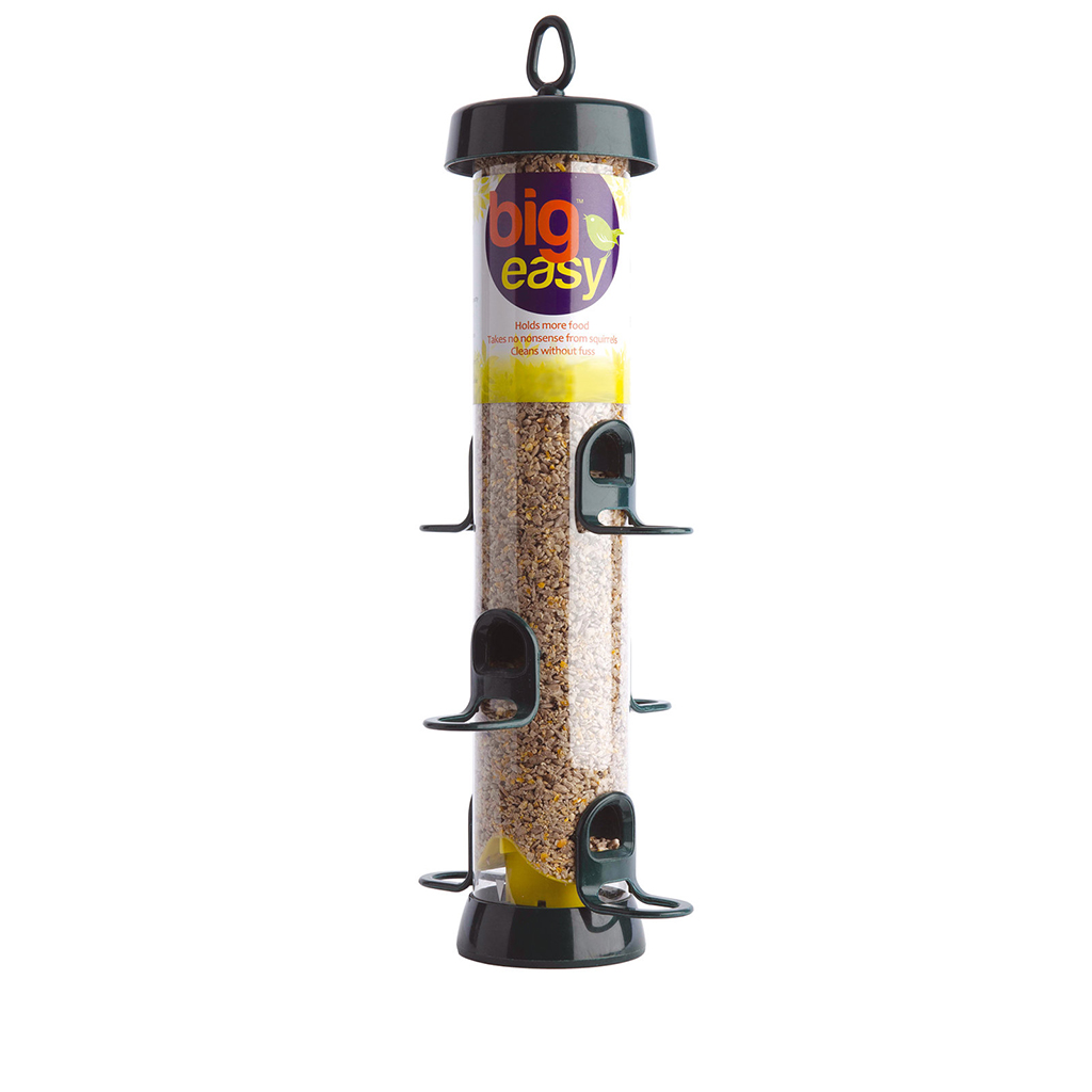 BE-S3G 'BIG EASY' COMEDERO TUBULAR FABRICADO EN ROXRESIN PARA AVES SILVESTRES GRANDE PARA MEZCLA DE SEMILLAS DE DIÁMETRO GRANDE Y DESMONTABL 1