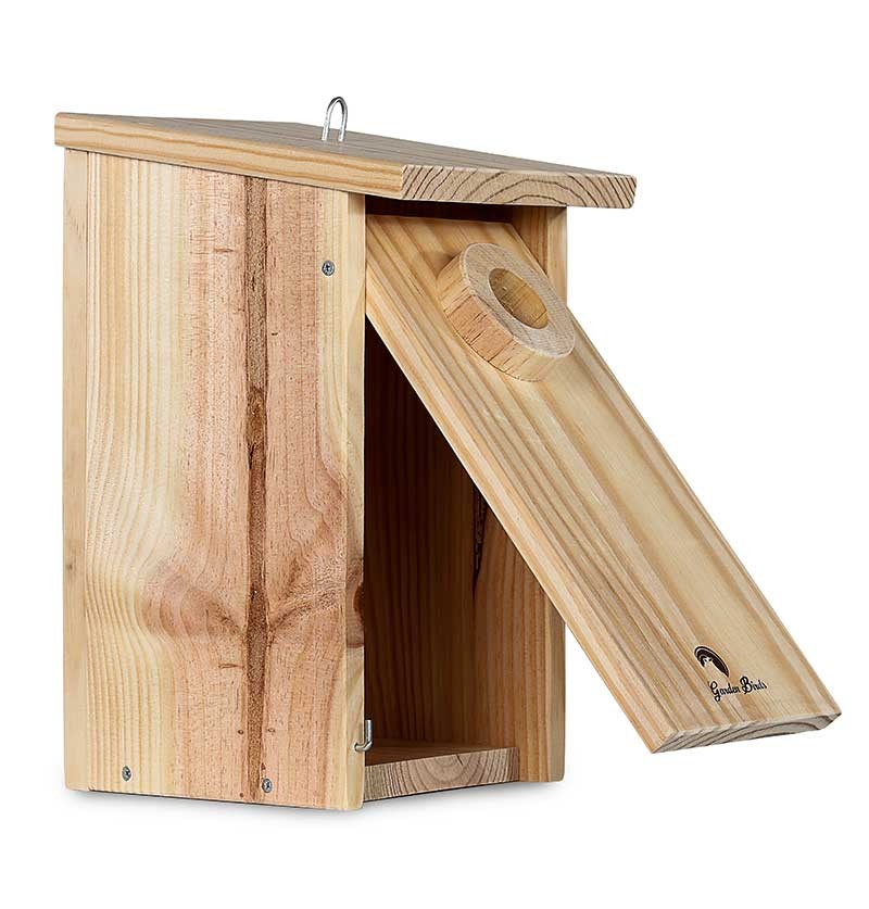 CAJA NIDO DE MADERA ANTIDEPREDADORES 2