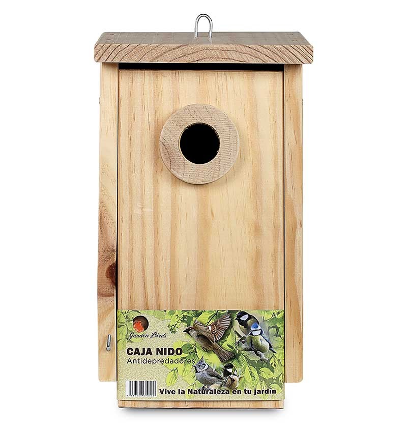 CAJA NIDO DE MADERA ANTIDEPREDADORES 4