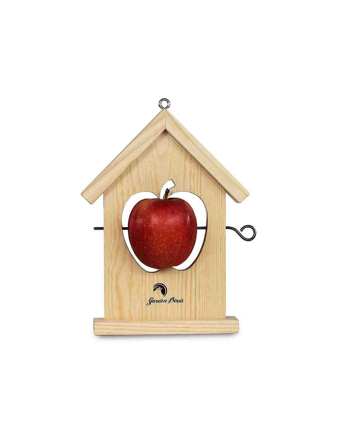 COMEDERO DE MADERA PARA FRUTA MANZANA 2