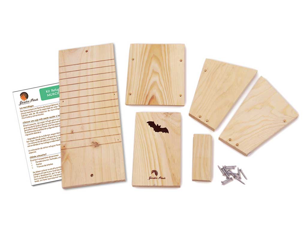 CAJA NIDO PARA MURCIÉLAGOS. KIT DE CONSTRUCCIÓN EDUCATIVO 1