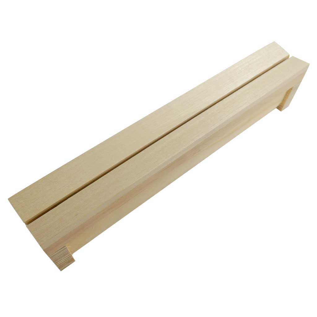 EXTENDEDOR DE MADERA PARA MICROLEPIDÓPTEROS 20X3 CM, RANURA 2 MM 1