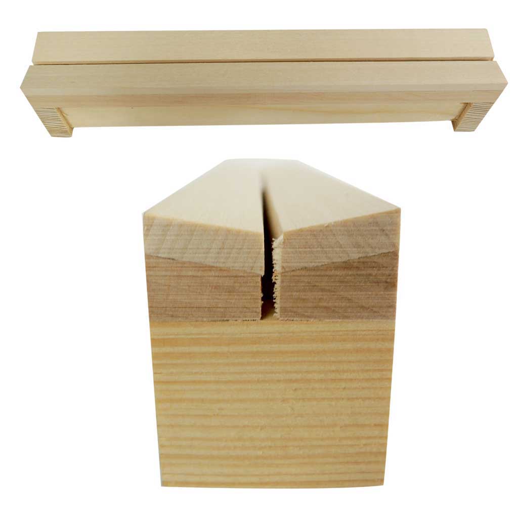 EXTENDEDOR DE MADERA PARA MICROLEPIDÓPTEROS 20X3 CM, RANURA 2 MM 2
