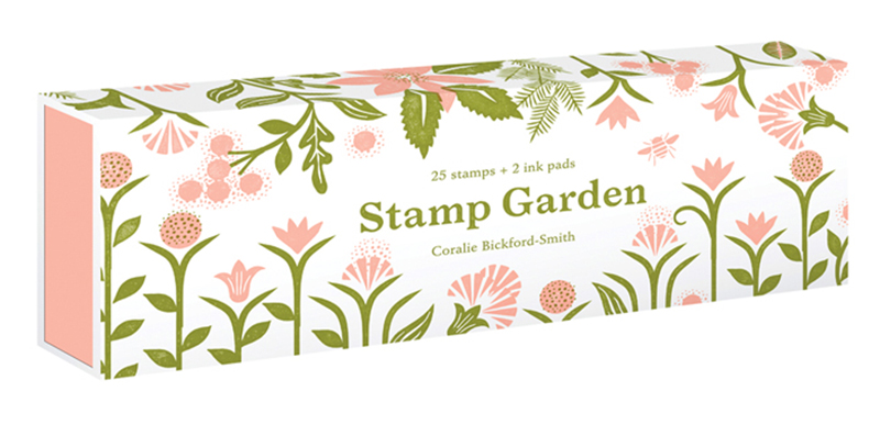 STAMP GARDEN. SELLOS PARA ESTAMPACIÓN DE PLANTAS. 25 SELLOS Y DOS ALMOHADILLAS 1