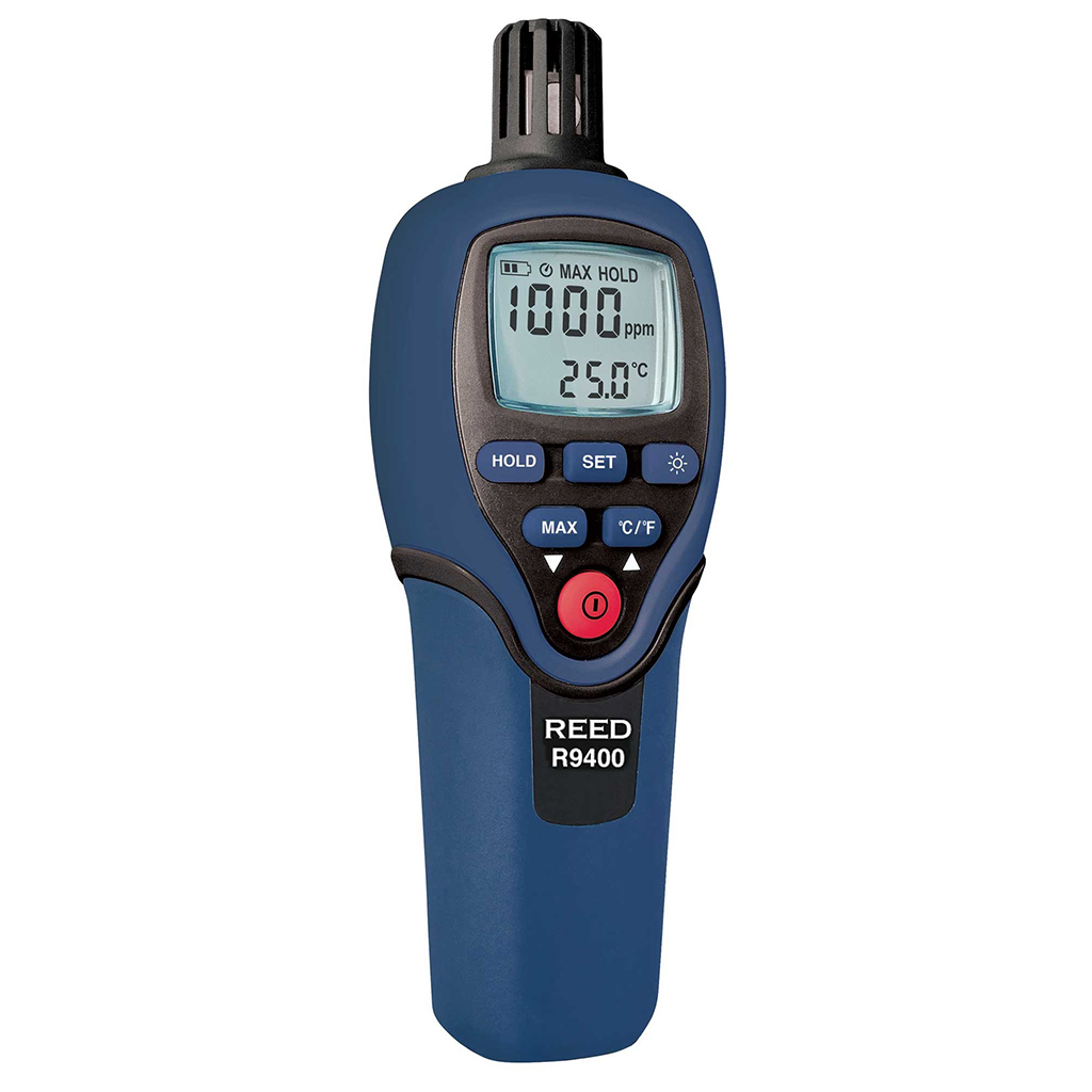 REED MEDIDOR DE MONÓXIDO DE CARBONO Y TERMÓMETRO R9400 1