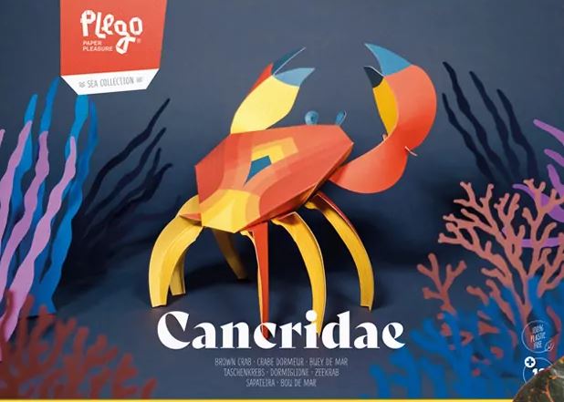 PLEGOPAPER- FIGURA RECORTABLE CANCRIDAE (CANGREJO - CRANC) 1