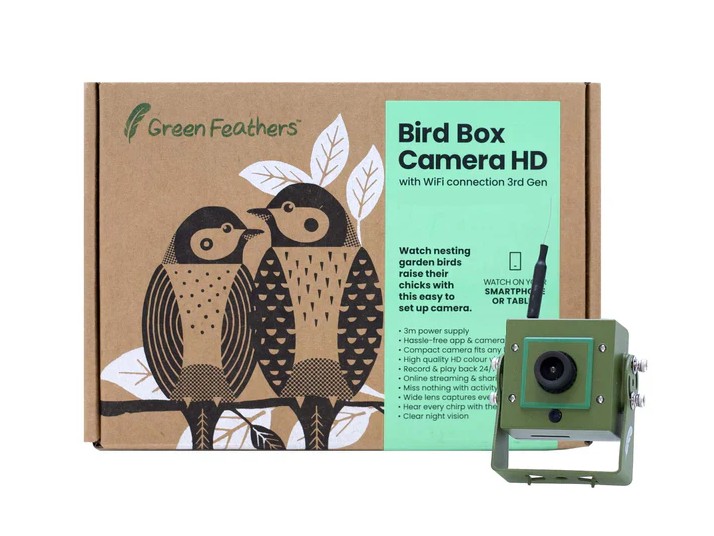 BIRD BOX CAMERA HD CÁMARA A COLOR PARA COLOCAR EN CAJAS NIDO CON CONEXIÓN WIFI 3