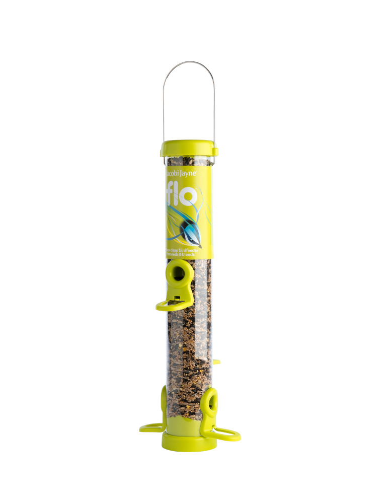 FLO-S2G COMEDERO TUBULAR DE PLÁSTICO 4 ACCESOS COLOR LIME 2