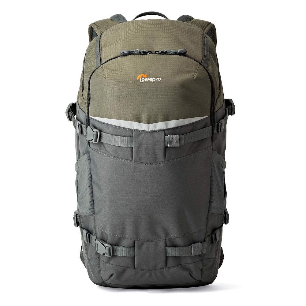 LOWEPRO MOCHILA FLIPSIDE TREK BP 450 AW COLOR VERDE Y GRIS 1