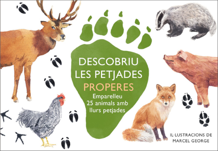 DESCOBRIU LES PETJADES PROPERES. EMPARELLEU 25 ANIMALS AMB LLURS PETJADES 1