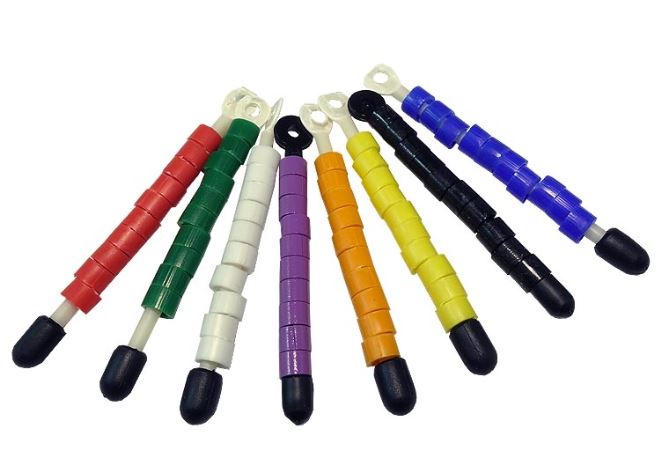 ANILLAS DE COLORES PARA ESTUDIOS CIENTÍFICOS CON AVES ECOTONE XB 4 MM, 10 UDS 1