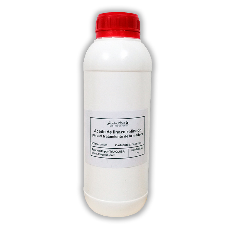 ACEITE DE LINAZA PARA EL TRATAMIENTO DE LA MADERA EN CAJAS NIDO Y COMEDEROS (1L) 1