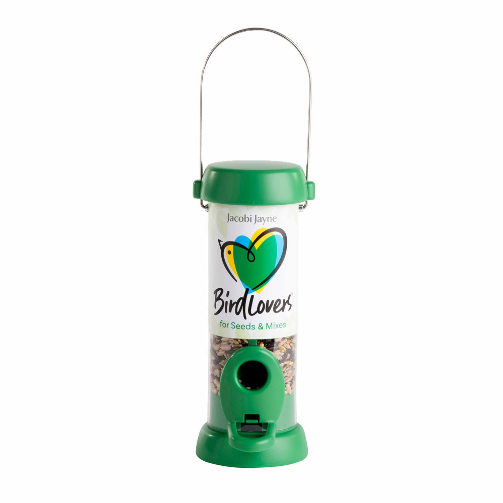 BL2-S1G &QUOT;BIRD LOVERS&QUOT; COMEDERO TUBULAR PARA AVES SILVESTRES PEQUEÑO PARA MEZCLA DE SEMILLAS FÁCIL DE LIMPIAR 1