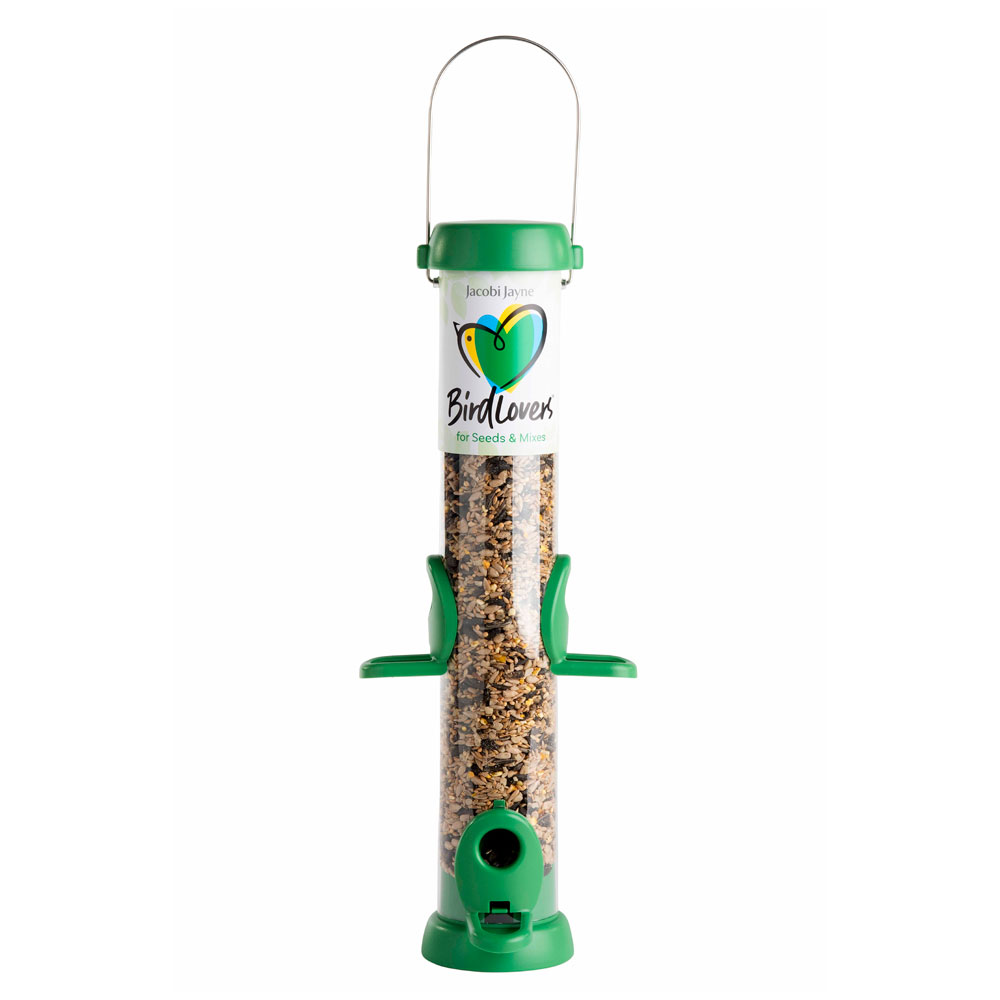 BL2-S2G &QUOT;BIRD LOVERS&QUOT; COMEDERO TUBULAR PARA AVES SILVESTRES MEDIANO PARA MEZCLA DE SEMILLAS FÁCIL DE LIMPIAR 1