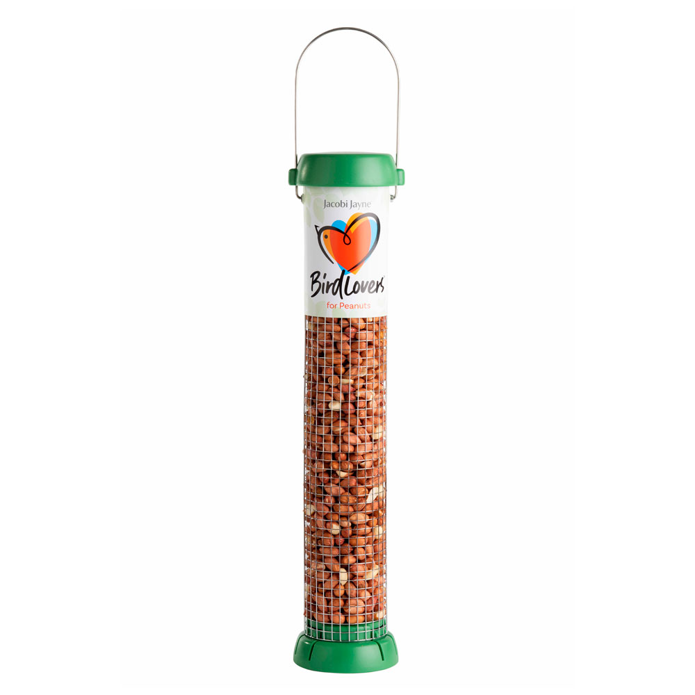 BL2-P2G &QUOT;BIRD LOVERS&QUOT; COMEDERO TUBULAR PARA AVES SILVESTRES MEDIANO PARA CACAHUETES FÁCIL DE LIMPIAR 1