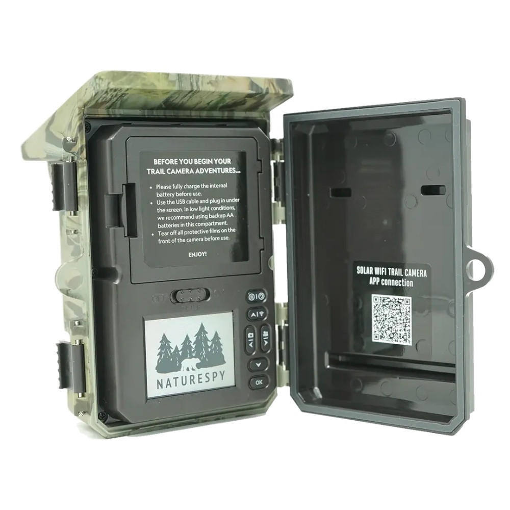 NATURESPY HELARCTOS CÁMARA DE TRAMPEO SOLAR CON LED DE LUZ INFRARROJA INVISIBLE TIPO LOW GLOW Y WIFI LOCAL PARA TRANSMISIÓN DE IMÁGENES IN SITU 2