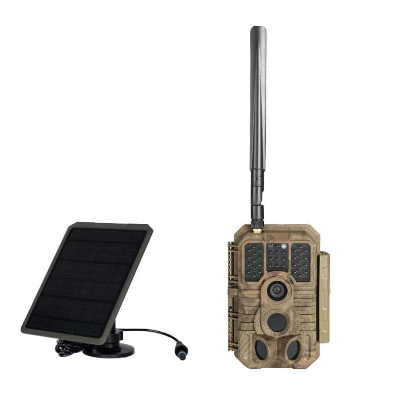 GARDEPRO X60PLMB PRO MAX 48 MP CÁMARA DE TRAMPEO Y PANEL SOLAR CON LED NEGROS DE LUZ INFRARROJA INVISIBLE, VISIÓN EN DIRECTO VÍA 4G, TRANSMISIÓN DE FO 1