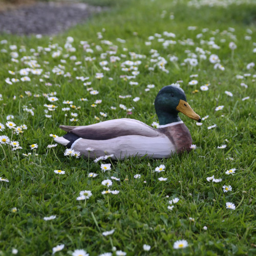 DECOBIRD FIGURA DE ÁNADE AZULÓN 2