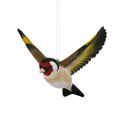DECOBIRD FIGURA DE JILGUERO EN VUELO 1