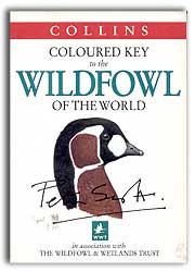 COLLINS COLOURED KEY OF THE WILDFOWL OF THE WORLD 1
