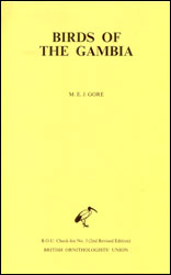 BOU CHECKLIST 3. THE BIRDS OF THE GAMBIA 1