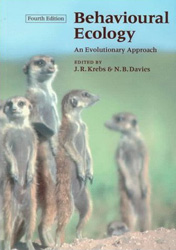 BEHAVIOURAL ECOLOGY. AN EVOLUTIONARY APPROACH 4TH EDITION 1
