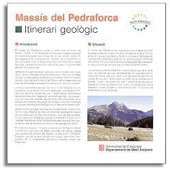 MASSÍS DEL PEDRAFORCA. ITINERARI GEOLÒGIC. 1
