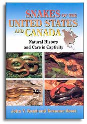 SNAKES OF THE UNITED STATED AND CANADA. NATURAL HISTORY AND CARE IN CAPTIVITY 1