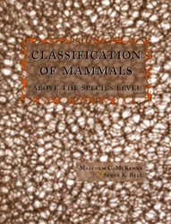 CLASSIFICATION OF MAMMALS ABOVE THE SPECIES LEVEL 1