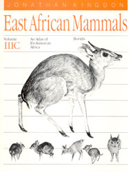 EAST AFRICAN MAMMALS. AN ATLAS OF EVOLUTION IN AFRICA . VOLUME III C. BOVIDS 1