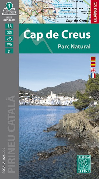 MAPA ALPINA 1:25.000. CAP DE CREUS. PARC NATURAL (MAPA I GUIA) 1