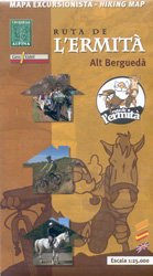 MAPA ALPINA 1:25.000. RUTA DE L'ERMITÀ ALT BERGUEDÀ (MAPA I GUIA) 1