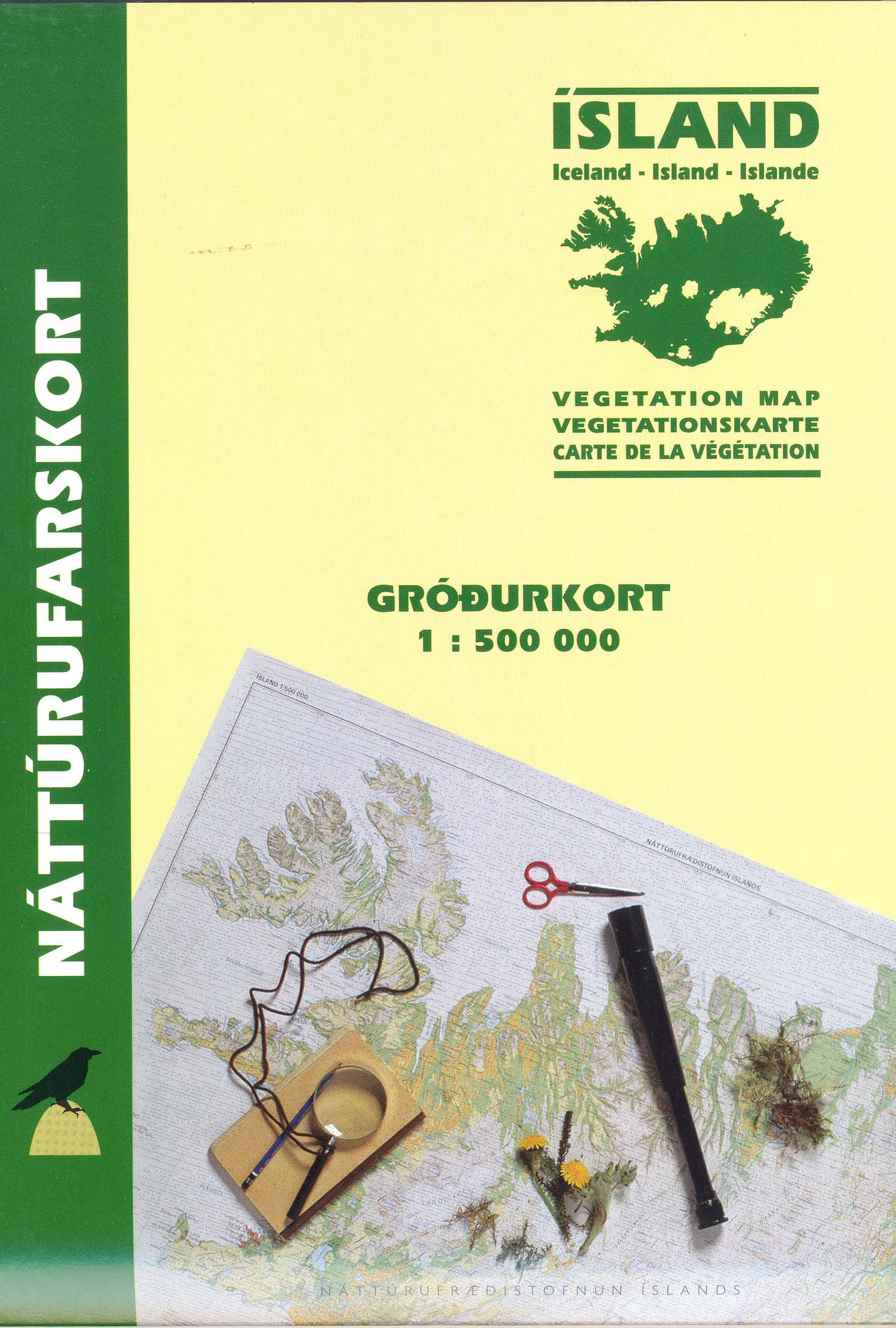 ICELAND. VEGETATION MAP 1