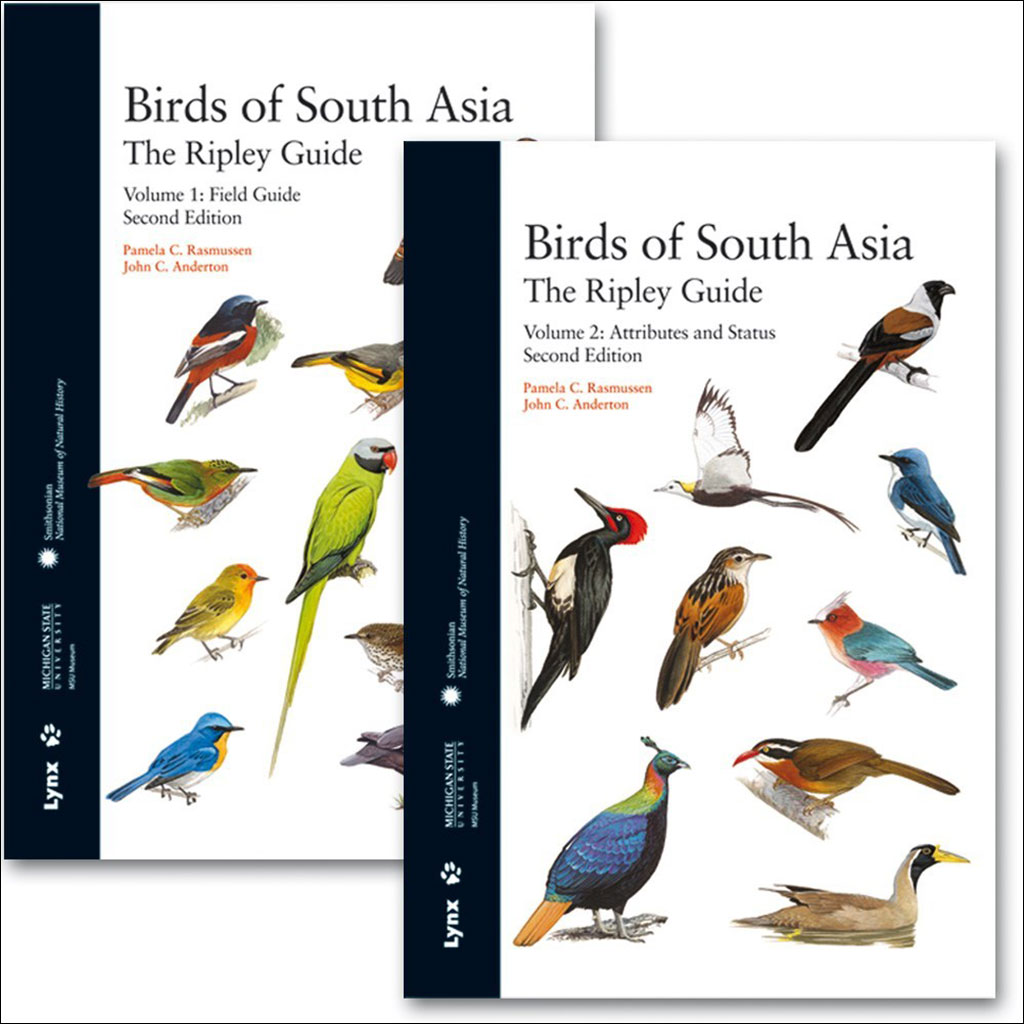 BIRDS OF SOUTH ASIA. THE RIPLEY GUIDE. 2 VOLUME SET 1