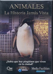 DVD ANIMALES.  LA HISTORIA JAMAS VISTA. ¿SABÍA QUE HAY PINGÜINOS QUE VIVEN EN LA CIUDAD? 1