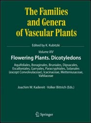 THE FAMILIES AND GENERA OF VASCULAR PLANTS. VOLUME XIV . FLOWERING PLANTS EUDICOTS. AQUIFOLIALES, BORAGINALES, BRUNIALES, DIPSACALES, ESCALLONIALES, G 1