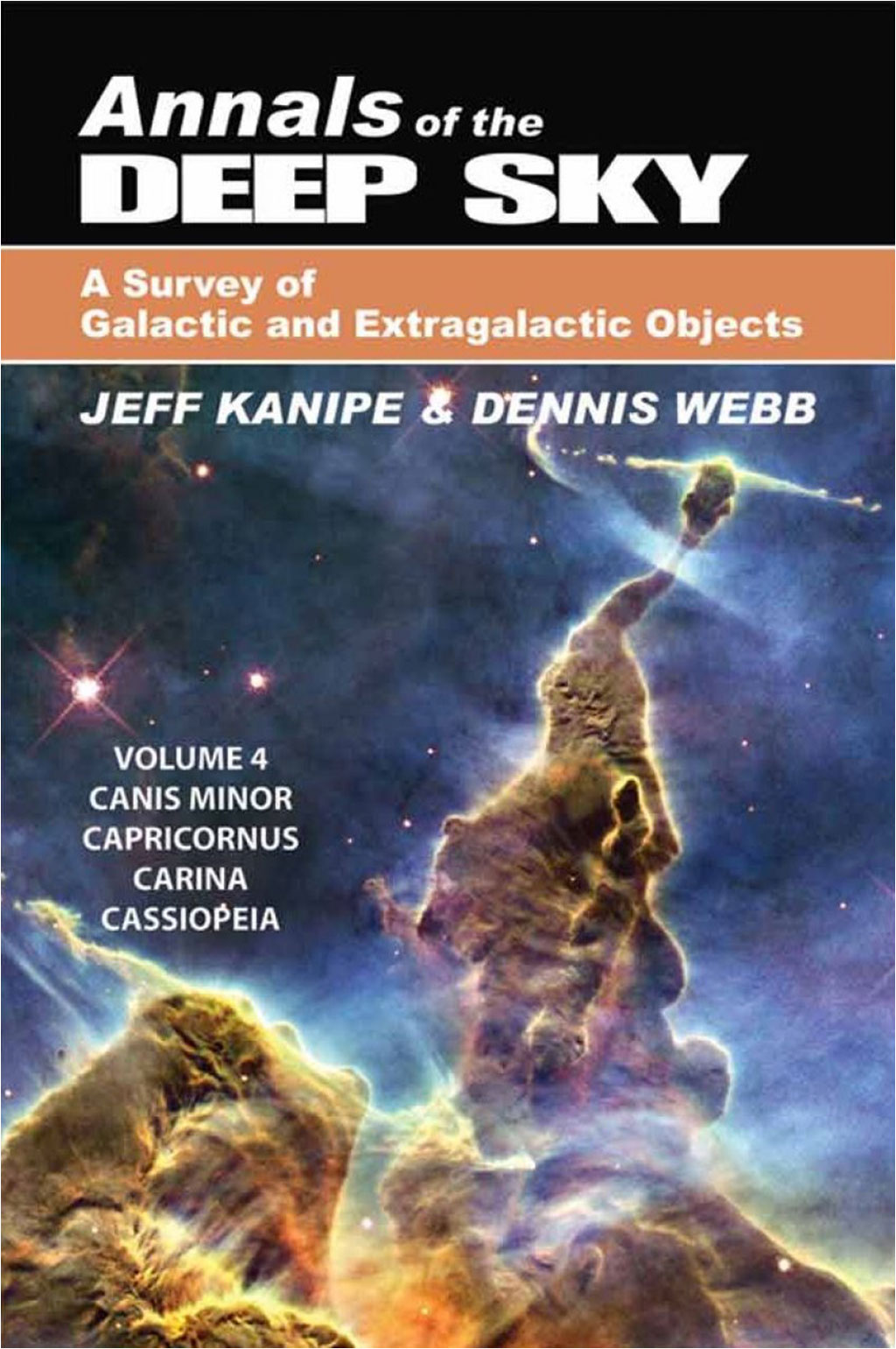 ANNALS OF THE DEEP SKY. A SURVEY OF GALACTIC AND EXTRAGALACTIC OBJECTS VOL 4. CANIS MINOR, CAPRICORNUS, CARINA AND CASSIOPEA 1