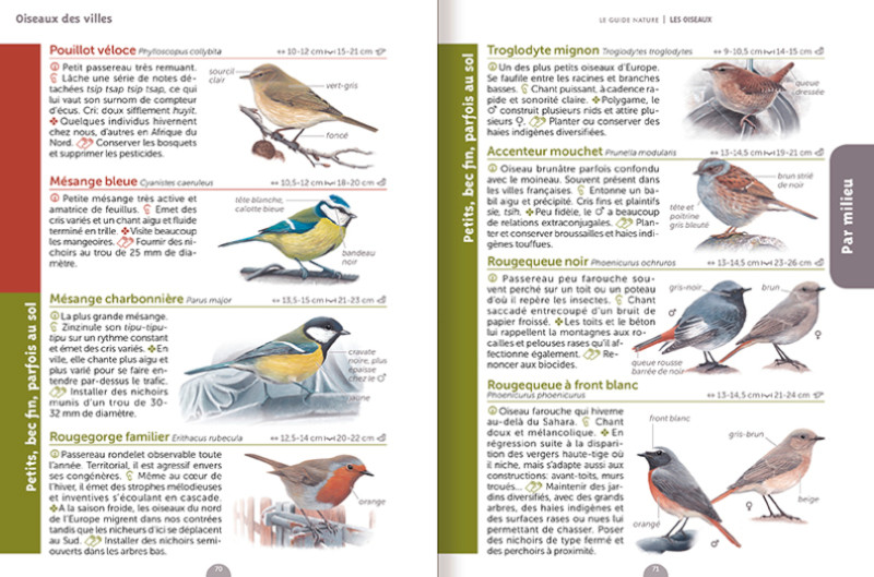 LE GUIDE NATURE. LES OISEAUX 2