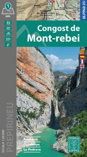 MAPA ALPINA 1:20.000. CONGOST DE MONT-REBEI 1