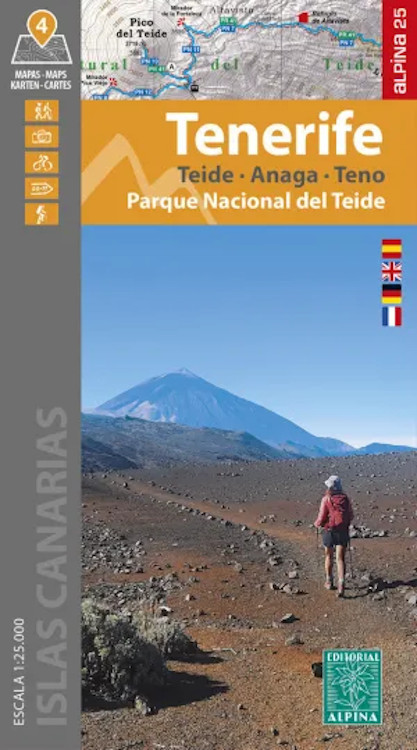 MAPA ALPINA 1:25.000. TENERIFE, PARQUE NACIONAL DEL TEIDE  (5 MAPAS) 1