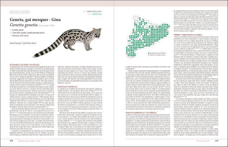 GRANS MAMÍFERS DE CATALUNYA I ANDORRA. DISTRIBUCIÓ, BIOLOGIA, ECOLOGIA I CONSERVACIÓ 2