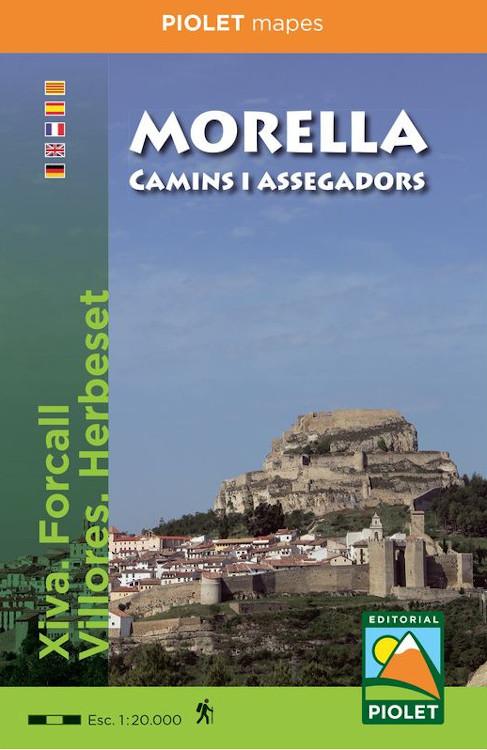 MAPA PIOLET 1:20.000 MORELLA. CAMINS I ASSEGADORS 1